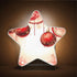 ALAZA Merry Christmas Red Ball Snowflake Star Shaped LED Night Light Dusk to Dawn Sensor Plug in Night Home Decor Desk