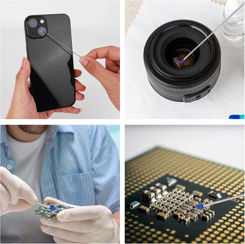 Professional ESD Gel Swab Stick Kit, Suitable for Phones, Camera Lenses, and Optical Products Cleaning (Transparent)