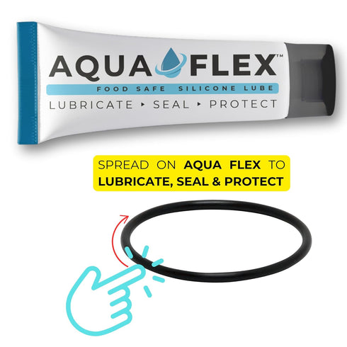 Aqua Flex Premium Silicone Lubricant Grease | NSF Registered Food Grade | Versatile Lube Solution for Pool & Spa