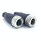 2Pcs M12 4 Pin Female Circular Connector, A Code Industrial Circular Connector IP67 Waterproof for PG7 Cable
