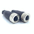 2Pcs M12 4 Pin Female Circular Connector, A Code Industrial Circular Connector IP67 Waterproof for PG7 Cable