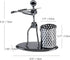 AUTULET Creative Office Desktop Accessories Musical Instrument Metal Pen Pencil Holder Children Toy Gifts (Flute)