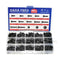 Hex Socket Head Cap Screws, Metric Thread Hexagon Allen Drive Machine Bolt Nuts, 405pcs Black 12.9 Class M3 M4 M5
