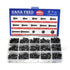 Hex Socket Head Cap Screws, Metric Thread Hexagon Allen Drive Machine Bolt Nuts, 405pcs Black 12.9 Class M3 M4 M5