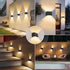 IP65 3000K CORESLUX Solar Outdoor Wall Lights, Up and Down Waterproof Wall Lighting, Outdoor Solar Lights