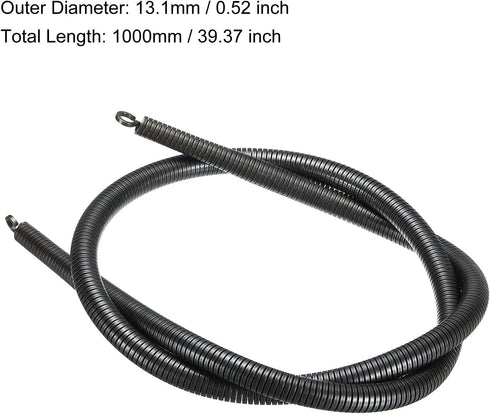 PATIKIL 12.3mm OD A Type Spring Tube Bender 1000mm Long for 16mm 3/8" PVC Pipe in Home Renovations and Electrician Wiring