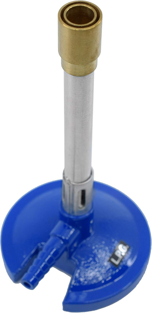 Eisco Labs Liquid Propane Bunsen Burner with Flame Stabilizer and Air Vent Adjustment