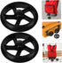 2pcs Unomor Heavy Duty Laundry Cart Wheels Rolling Shopping Cart Wheel Replacement