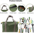 14 Inch Wide Mouth Canvas Tool Bag, Heavy Duty Tool Storage Bag, Large Capacity Tool Tote for Electricians