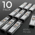 Nicpro 600 PCS 0.7mm HB #2 Break Resistant Mechanical Pencil Lead Refills, 60 Pack Per Tube, 10 Tubes