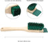 Heavy Duty Wooden Scrubbing Brush - Stiff Bristle Cleaning Tool