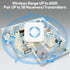 Satisure Wireless Door Chime: 600 FT Range, 58 Chimes, 5 Volume Levels, LED Indicators, Alarm for Home/Office Entry