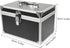24x16x16cm Toolbox INOOMP Portable Tool Box with Waterproof Lining, Small Carry-out for Foot Massage Technician, Black