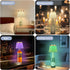 Dimmable 4000mAh Wireless Linen-Covered Bottle Lamp, Wine Bottle Lamps with RGBW Touch Bottle Lights, Rechargeable LED