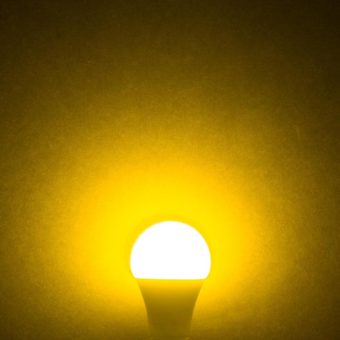 Bulb 6W 40W (2 Pack), A19 E26 Simba Lighting Bug Non-Attracting Yellow LED Equivalent Great for Outdoor Porch Light