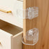 6 Pack Roctee Drawer Baby Locks Clear, Baby Proof Locks for Side Drawers Pull Out Thin Dresser Kitchen Cabinet Bedside
