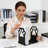 Generic 2 Book Shelf Holder - Pieces Cute Iron Cat Paw Stopper | Modern Book Ends for Desk | for Bedroom Nursery School
