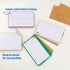 BOBOAR 3x5 Studying,4 Packs 60 Sheets(240 Flash Mini Index Cards With Ring for Flashcards for Pcs)