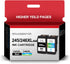PG-245XL CL-246XL Combo Pack Replacement for Canon 245XL 246XL for PIXMA TS3322 TR4522 MG2522 MX490 MX492 TR4520 TS3320