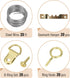 Mr. Pen Picture Hanging Kit, 410pc Gold, Hangers, Nails for Hanging Pictures, Wall Hooks, Frame Hanging Hardware