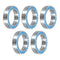 uxcell 5pcs Miniature Deep Groove Ball Bearings, 12x18x4mm Double Sealed for Electric Motor, Home Appliances