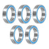 uxcell 5pcs Miniature Deep Groove Ball Bearings, 12x18x4mm Double Sealed for Electric Motor, Home Appliances