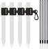 Likesing Pen Holder for Lanyard, 4 Set Elastic Retractable Pencil Holder with
