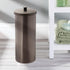 mDesign Free Standing Toilet Paper Holder - Toilet Paper Storage for Bathroom - Toilet Roll Holder Free Standing