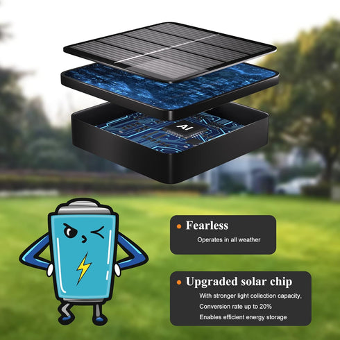 2 Pack Solar String Lights Outdoor, 200 LED 72FT Solar Powered Lights with 8 Modes for Garden Patio Balcony Party