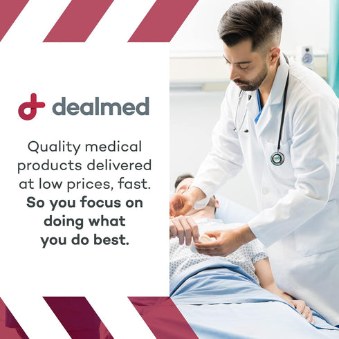 Dealmed 6" Cotton-Tipped Wood Applicators, 200 Sterile Cotton-Tipped Applicators for Medication and Crafts