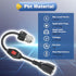 3 Outlet Light Socket Adapter - Convert E26/E27 Bulb Socket to 3 Prong Outlet with On/Off Switch for Indoor Outdoor Use
