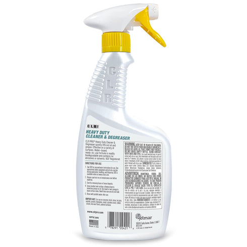 32 (Pack 2) CLR PRO Heavy Duty Multi Surface Industrial Cleaner and Degreaser - Lifts Grease, OIl, Food Residue