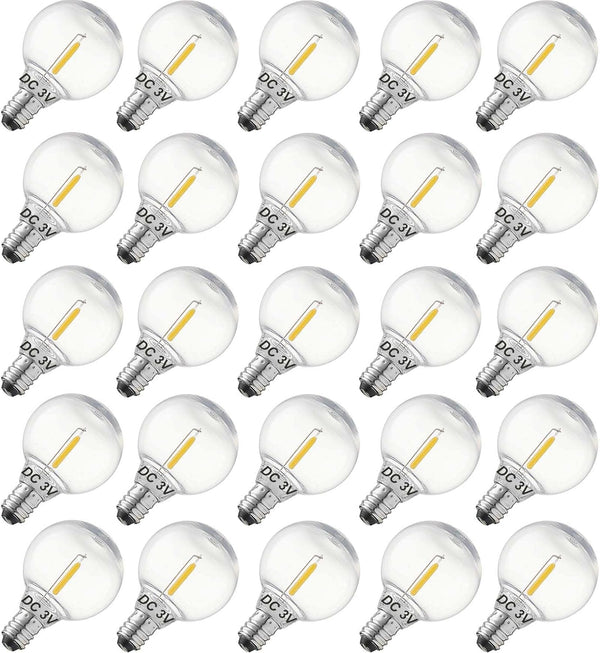 DC 3V Low Voltage,Solar String Light Bulbs,Only for 3V DC, Burn Out