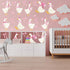 Goose Wall Stickers Watercolor Geese Wall Decals Goose Birthday Decorations Peel and Stick Boho Nursery Wall