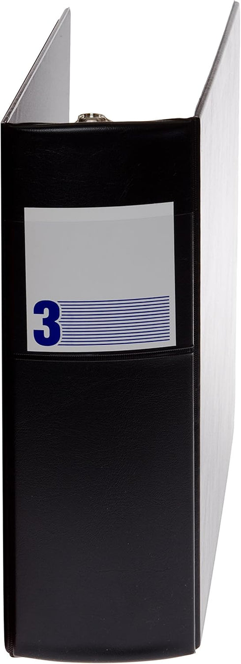 Davis Group Heavy Duty Roundback Round Ring Binder, Black, 9333-01