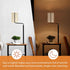 E27/e14 Uonlytech Rattan Lamp Shade Barrel Lampshade Lamp Cover Woven Lamp Shade Replacement Hanging Pendant Light