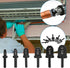 6PCs Swaging Tool Drill Bit Set for Copper Aluminum Pipes, HVAC Tools for Air Conditioner Maintenance