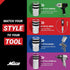Colorfit by Milton Coupler & Plug Kit (A-Style) with Rubber Bumpers - 14-Piece Quick Connect Hose Fittings