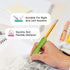 ELETIUO Adults,6-Pack Pencil Grips for Kids and Silicone Holders for Handwriting,Drawing,and Coloring,Ergonomic