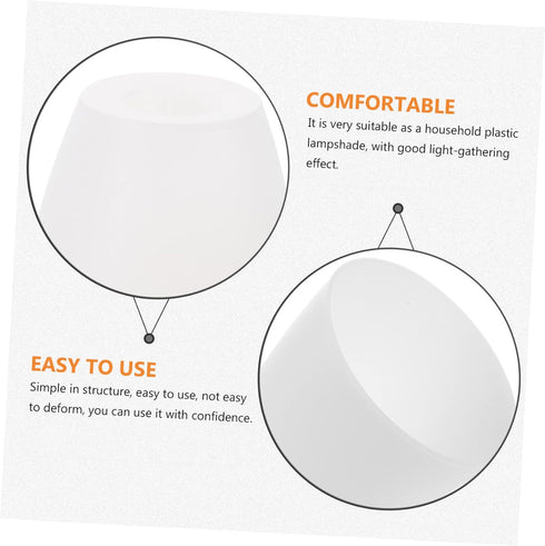 2pcs Bulbs Plastic Lampshade White Light Rustic Wall Sconces Vintage Lamp Shade Plastic Lamp Cover Horseshoe Flashlight