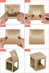 A & H Legacy Pack 12 4x4x4 Inch Packaging Candy Apple Boxes With Hole | of White Glossy Caramel Apple Supplies | Kit