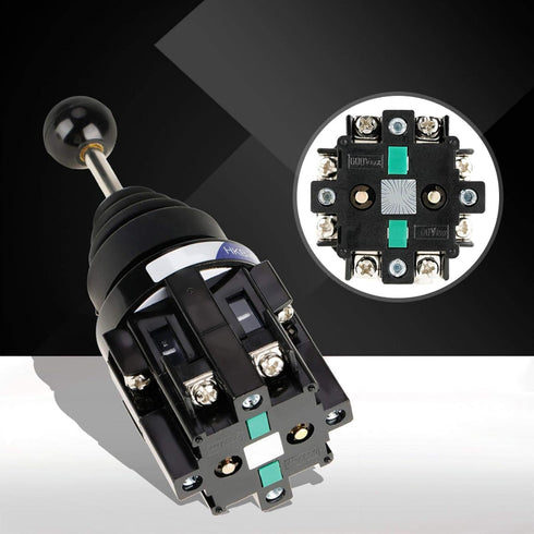 Four Way Reset Cross Switch: CS-402 4NO 4-Position Momentary Joystick Switch Kit