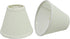 Aspen Creative 32045-2A, Hardback Empire Clip-On Chandelier Lamp Shade, Off-White, 3" Top x 6"