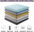 GWTYR Green,1 Pack,Seat 28x28x3cm Grass Pads for Dining Chairs, Soft and Breathable Seat Cushion with Removable Cover