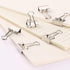 Mr. Pen Small Binder Clips, 50 Pack, 0.75 in, Silver, Micro Size