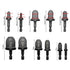 Copper Swaging Tool HVAC Drill, 11 Pcs Manual Pipe Expander Tool with 1/4'' 3/8'' 1/2'' 5/8'' 3/4'' 7/8'' Bits