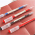 Gel Ink Pen Quick Drying Liquid Ink, 0.38 mm Fine Point Japanese Style Pens, 12 Pcs (4 Black, 4 Blue, 4 Red)