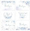 Oaken Leaford 48 Pack Pre-Folded Floral Thank You Cards with Envelopes & Stickers, 6