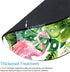 Watercolor Tropical Palm Tree with Flamingo Mousepad, Custom Round Mouse Pad 7.9 x 7.9 x 0.12 Inch