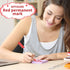 75 Count, Red Permanent Markers Bulk, Quick Drying and Fade Resistant, Fine Point Marker works on Paper, Plastic
